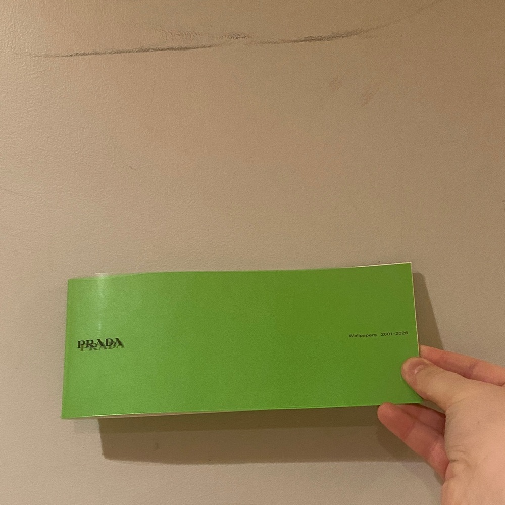 Prada Lime Green Booklet